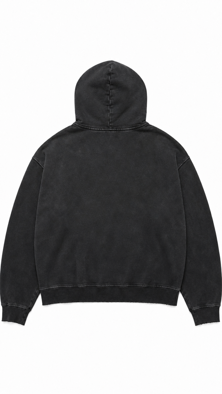 SOMBER BLACK VINTAGE - HOODIE